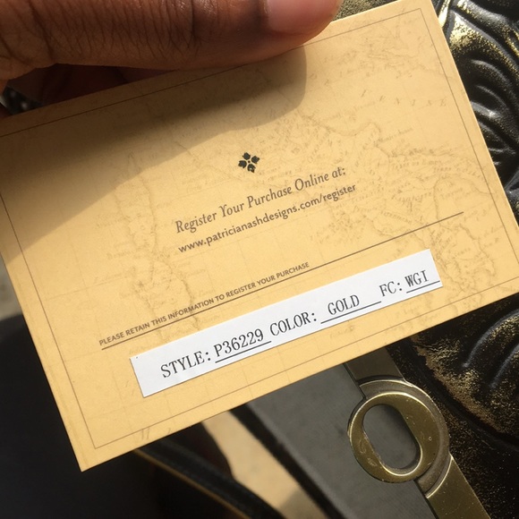 Patricia Nash Bronze Handbag - Picture 5 of 6